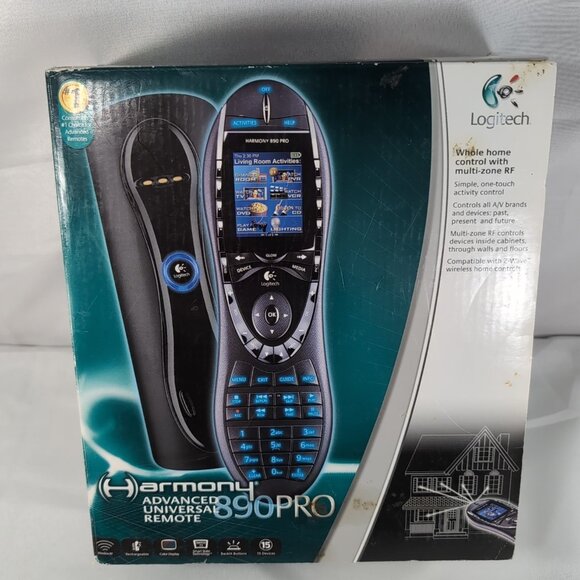 Logitech Harmony 890 Pro Universal Remote Control Charger Base NEW OPEN R-RG7 - Picture 1 of 12